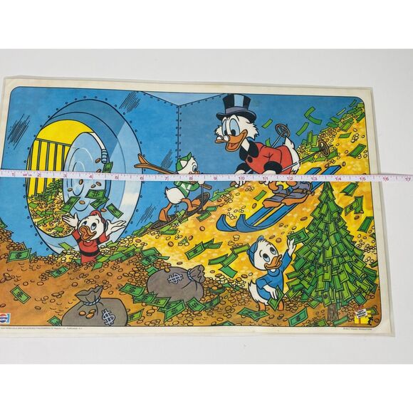 VTG Disney 1978 Lot of Two Mickey Goofy McDuck Pepsi Placemats Collectible Set - Picture 7 of 11